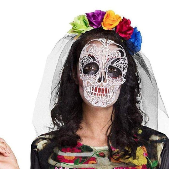 Boland Tiara La Calaca Day of The Dead Adult Halloween Fancy Dress