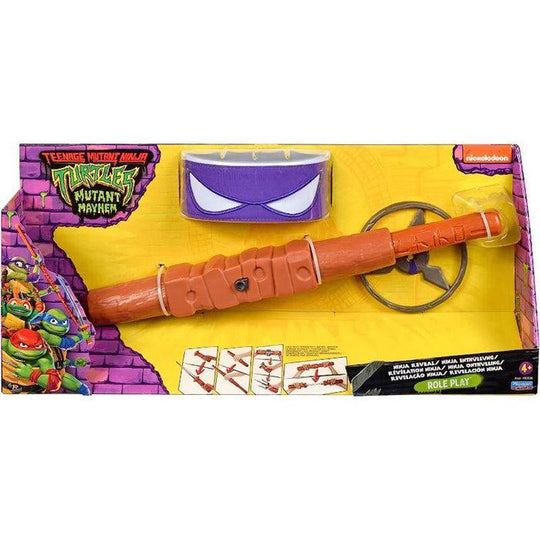 Character Options TMNT: Mutant Mayhem Movie Donatello's Ninja Reveal Role Play Set