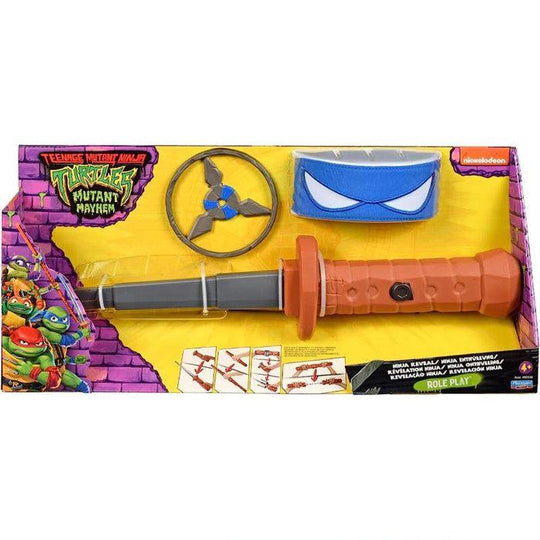 Character Options TMNT: Mutant Mayhem Movie Leonardo's Ninja Reveal Role Play Set