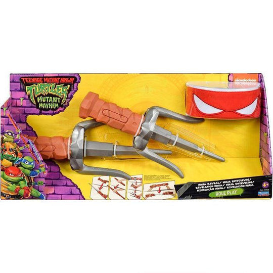 Character Options TMNT: Mutant Mayhem Movie Raphael's Ninja Reveal Role Play Set