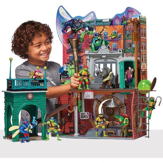 Character Options TMNT: Mutant Mayhem Movie Sewer Lair Playset