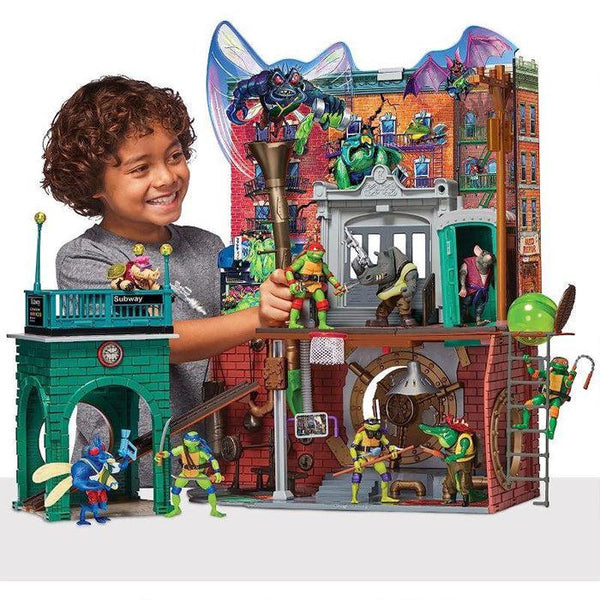 Rise of the teenage mutant deals ninja turtles epic lair playset