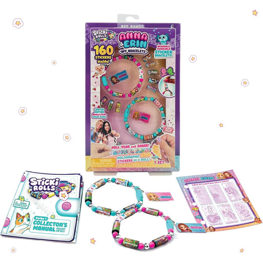 Sticki Rolls Anna & Erin BFF Bracelets Pack