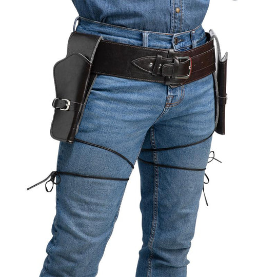 Cowboy Belt with 2 Holsters - Wicked Costumes Adult Fancy Dress