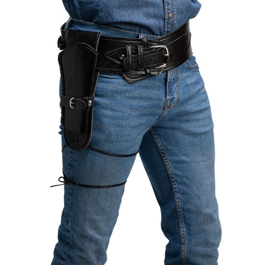 Cowboy Holster (Black) - Wicked Costumes Adult Fancy Dress