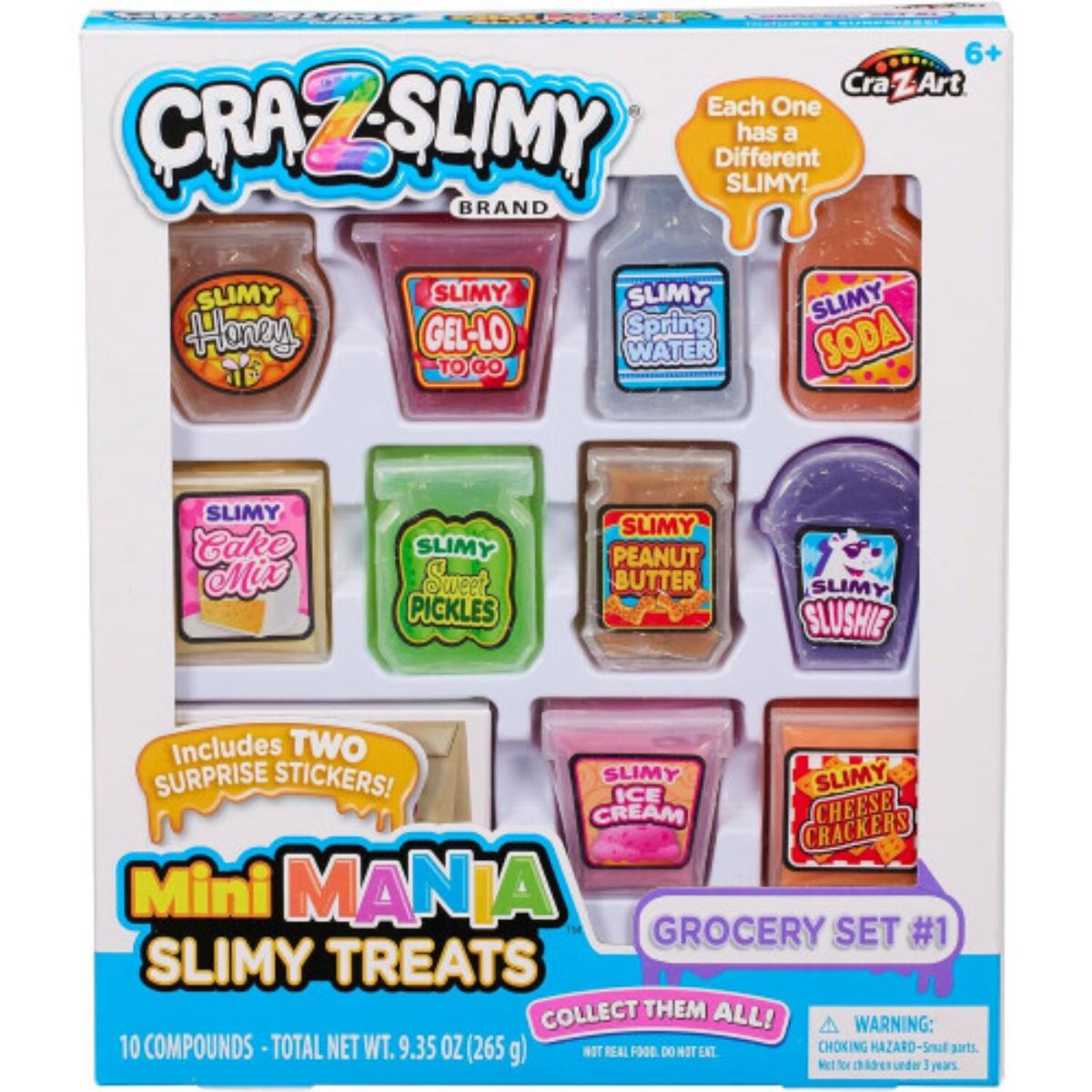 Cra-Z-Slimy Mini Mania Slimy Treats Grocery Set #1 - The Online Toy Store
