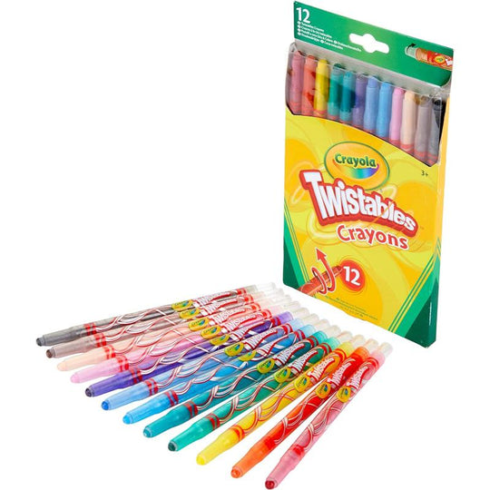 Crayola Twistables Wax Crayons (Pack of 12)