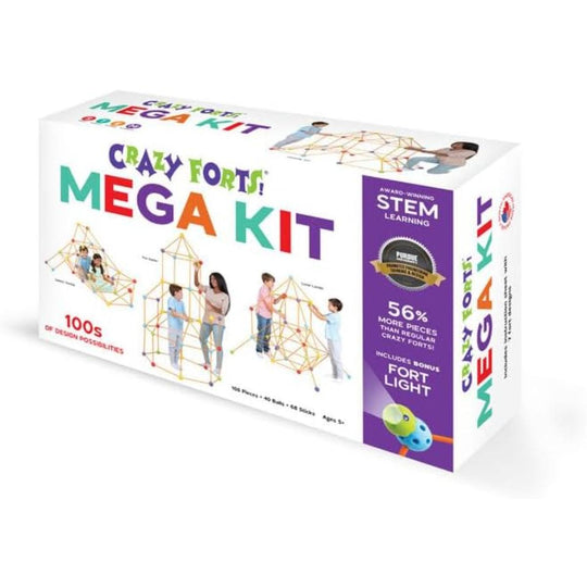 Crazy Forts 128 Piece Mega Kit Edition