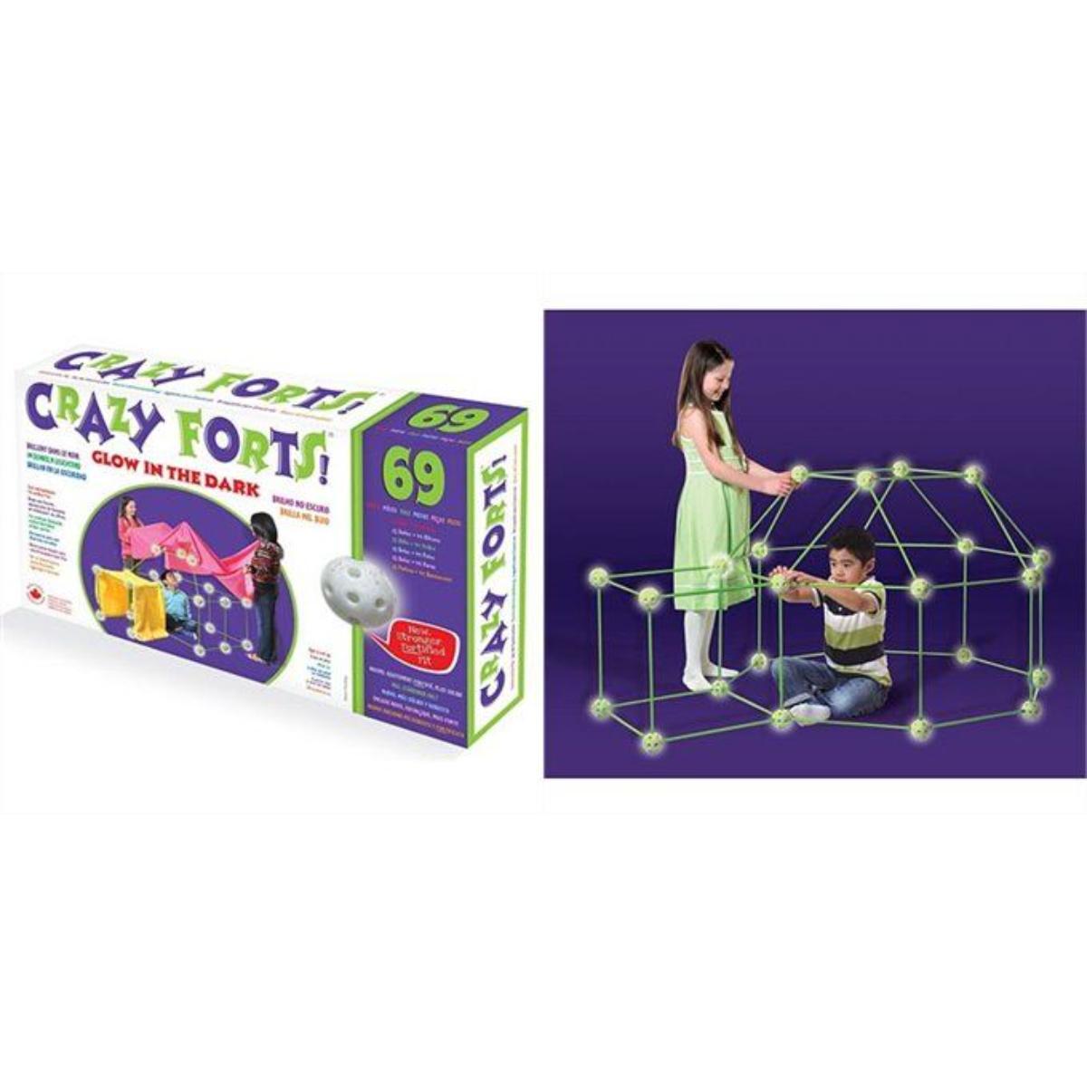 Crazy Forts 69 Piece Glow in the Dark Edition - The Online Toy Store