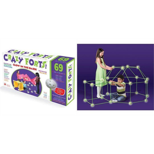 Crazy Forts 69 Piece Glow in the Dark Edition