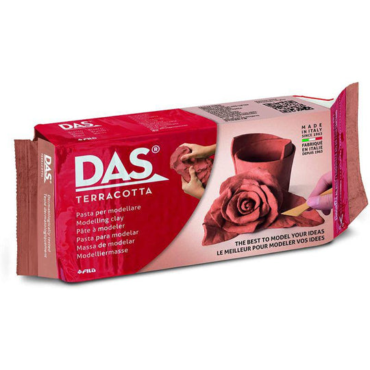 DAS Clay Air Drying Modelling Clay 1kg - Terracotta