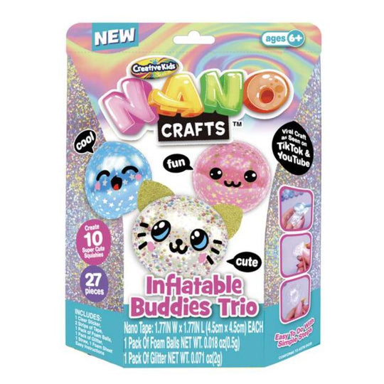 DKB Creative Kids Nano Crafts Inflatable Buddies Trio Kit