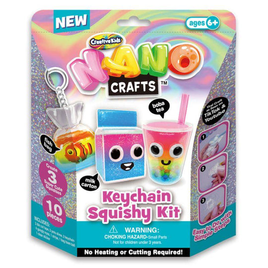 DKB Creative Kids Nano Crafts Keychain Squishy Kit