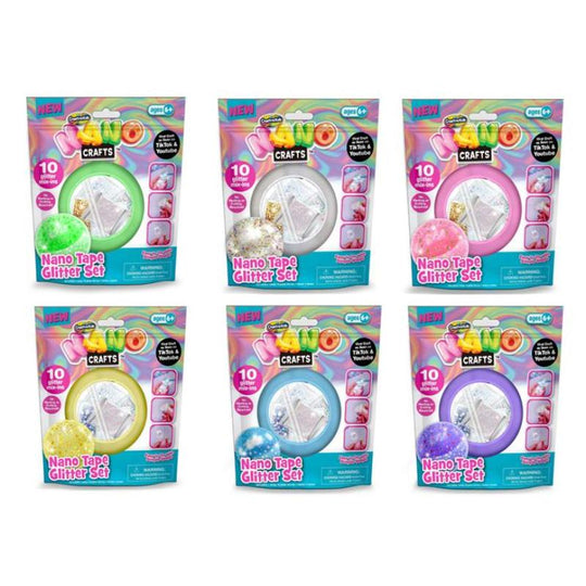 DKB Creative Kids Nano Crafts Nano Tape Glitter Mix Set