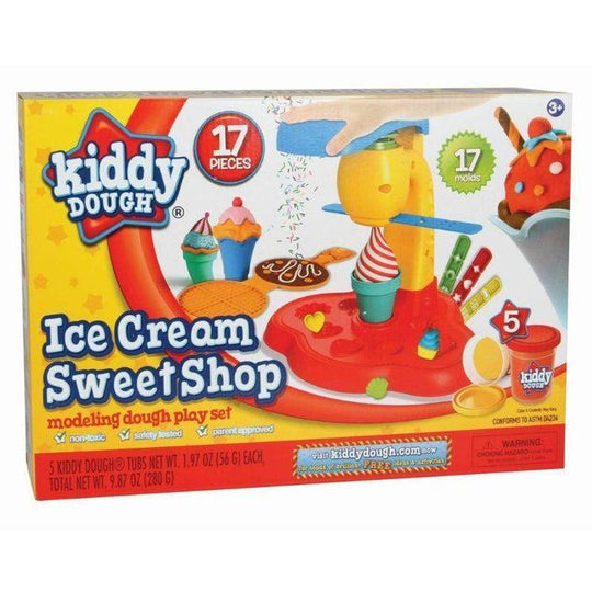 DKB Kiddy Dough Ice Cream Playset (17 Pieces)