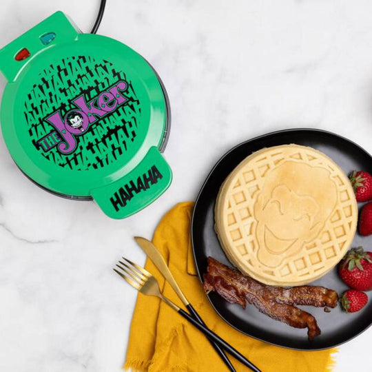 DKB Uncanny Brands DC Comics The Joker Waffle Maker