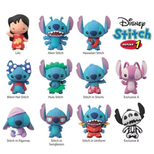 Disney Lilo & Stitch 3D Foam Keyring Mystery Bag