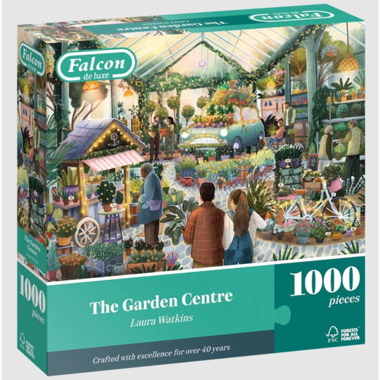 Falcon De Luxe The Garden Centre 1000 Piece Jigsaw Puzzle