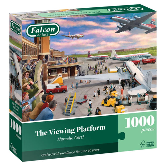 Falcon De Luxe The Viewing Platform 1000 Piece Jigsaw Puzzle