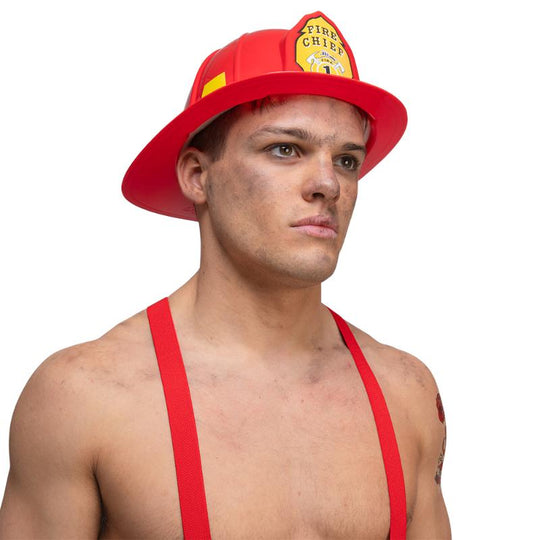 Fire Chief Helmet - Wicked Costumes Adult Fancy Dress