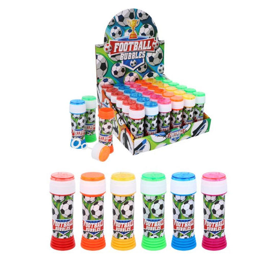 Football Bubble Blowing Tubs Childrens Party Bag Filler Toys