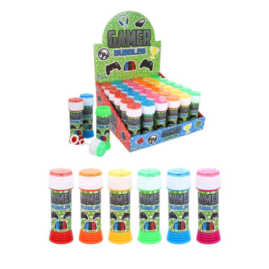 Gamer Bubble Blowing Tubs Childrens Party Bag Filler Toys