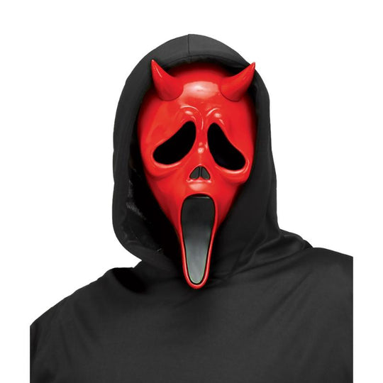 Ghost Face Devil Face Mask - Wicked Costumes Adult Fancy Dress Accessory