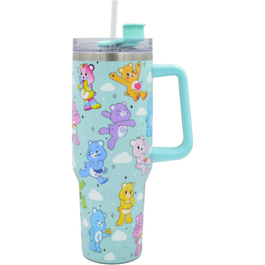 HOX 1200ml Double Walled Stainless Steel Tumbler Mug - Care Bears