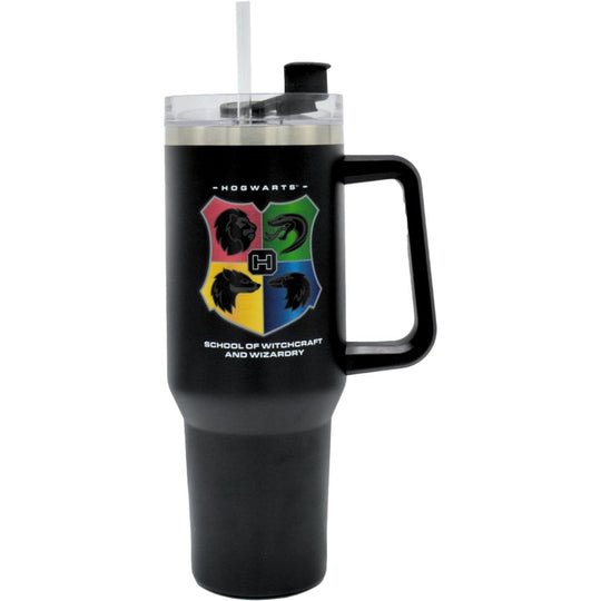 HOX 1200ml Double Walled Stainless Steel Tumbler Mug - Harry Potter Hogwarts