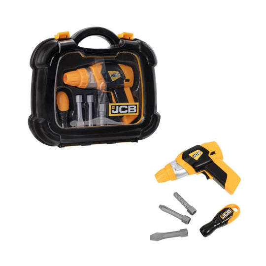 HTI Toys JCB Tool Case and Battery Operated Drill