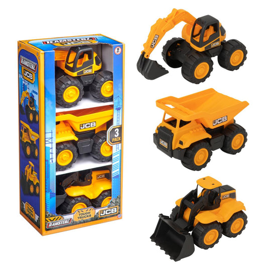 HTI Toys Teamsterz JCB Tough Trucks Toy (3 Pack)