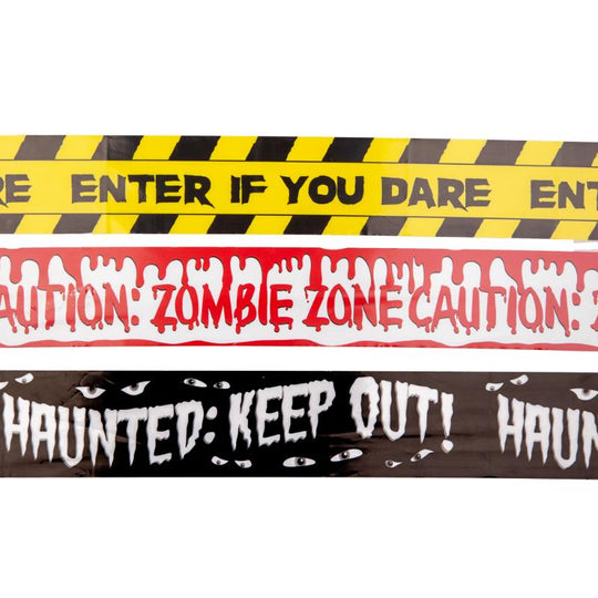 Hallowen Caution Tape Party Decorations (3 Pack)