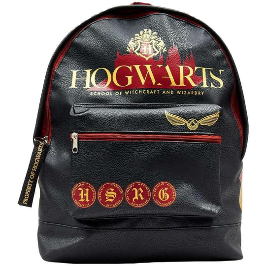 Harry Potter Hogwarts Backpack School Bag with Front Pocket