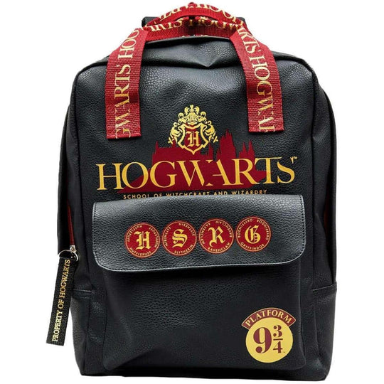 Harry Potter Hogwarts Backpack with Front Pocket