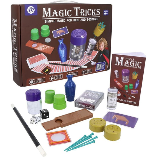 Henbrandt Magic Tricks Magician Set (135 Tricks)