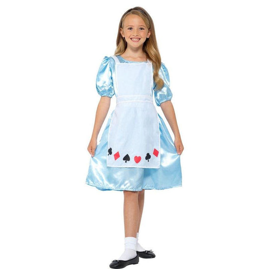 Karnival Storybook Alice in Wonderland Girl's Fancy Dress Costume