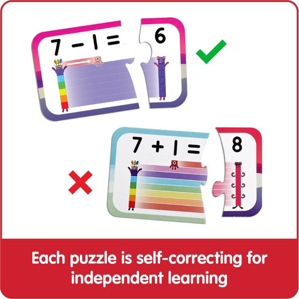 Learning Resources Numberblocks Adding and Subtracting Puzzle Set - The ...
