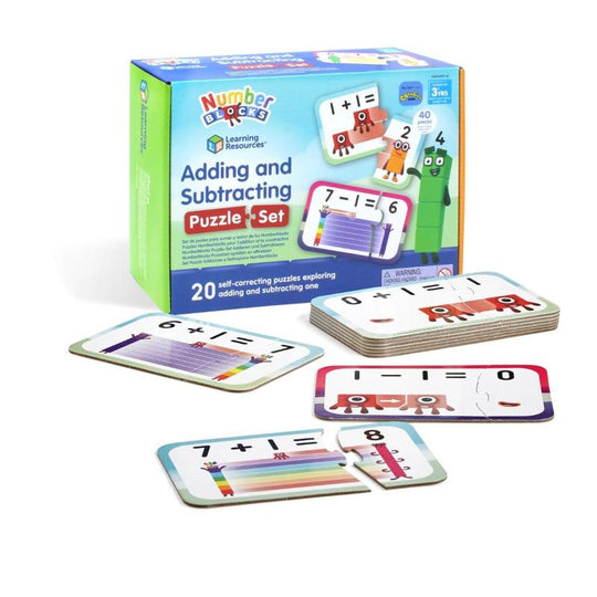 Learning Resources Numberblocks Adding and Subtracting Puzzle Set