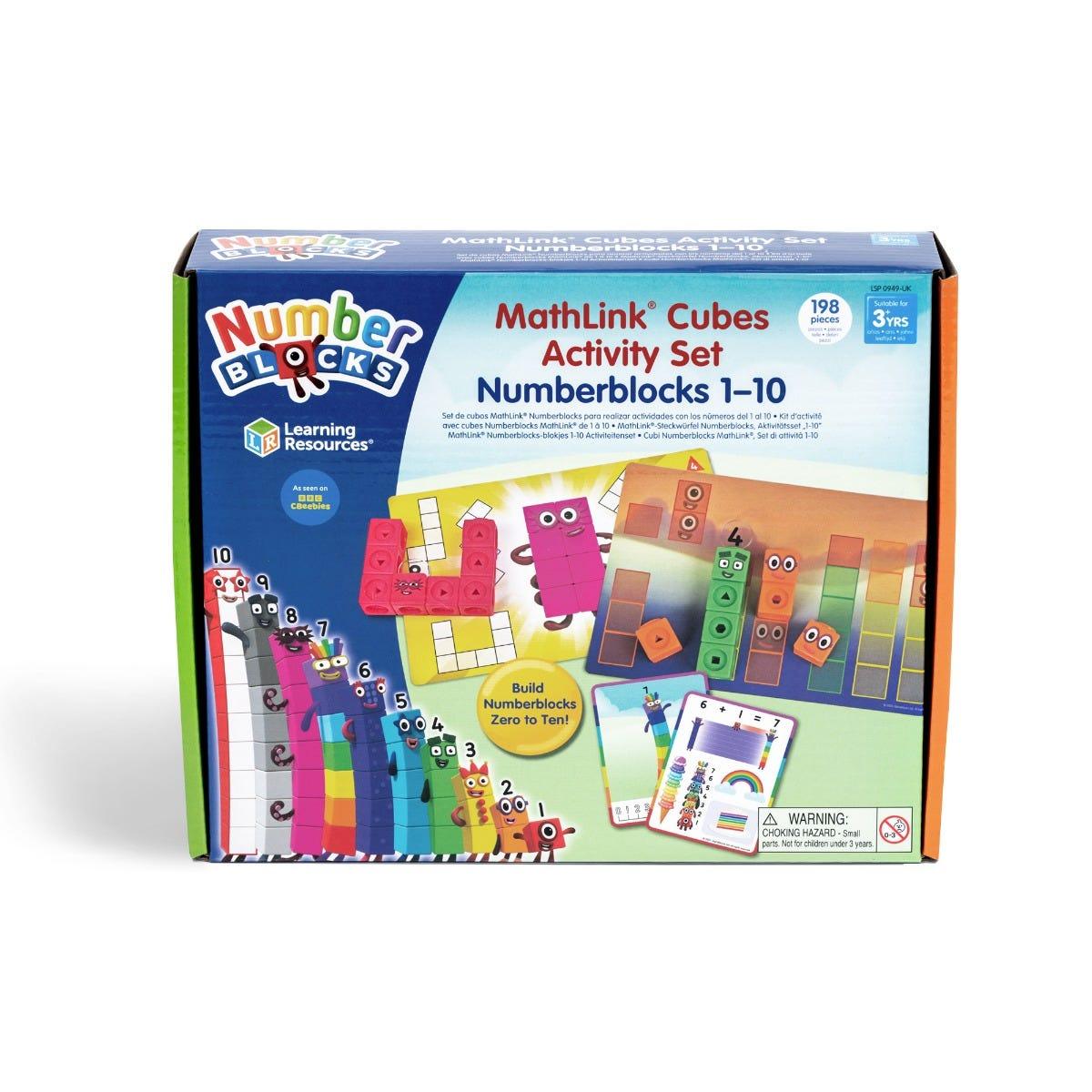 Learning Resources Numberblocks MathLink Cubes 1-10 Activity Set - The ...