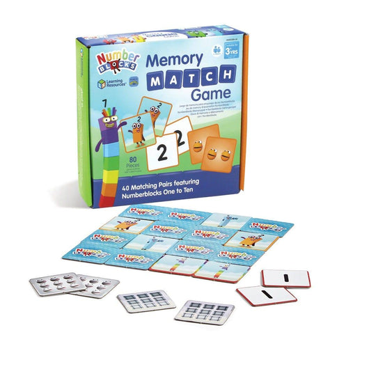 Learning Resources Numberblocks Memory Match Game
