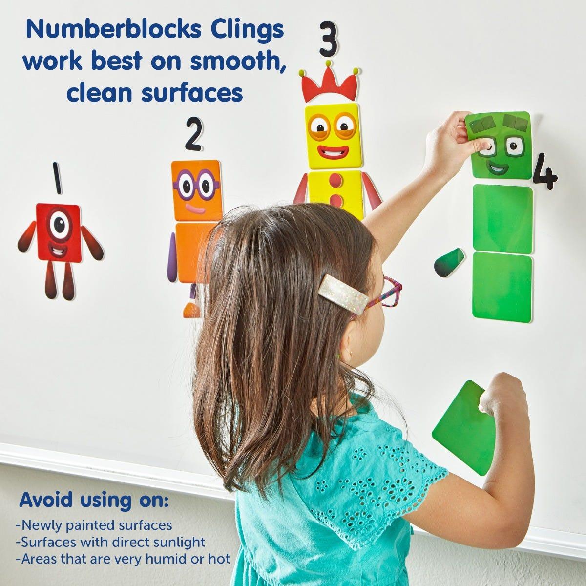 Learning Resources Numberblocks Reusable Clings - The Online Toy Store