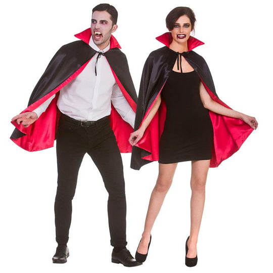 Lined Satin Vampire Cape - Wicked Costumes Adult Fancy Dress