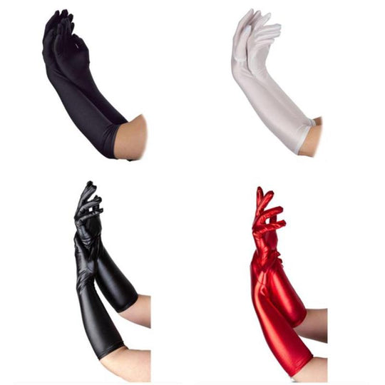 Long Elbow Gloves - Wicked Costumes Women's Fancy Dress Accessory