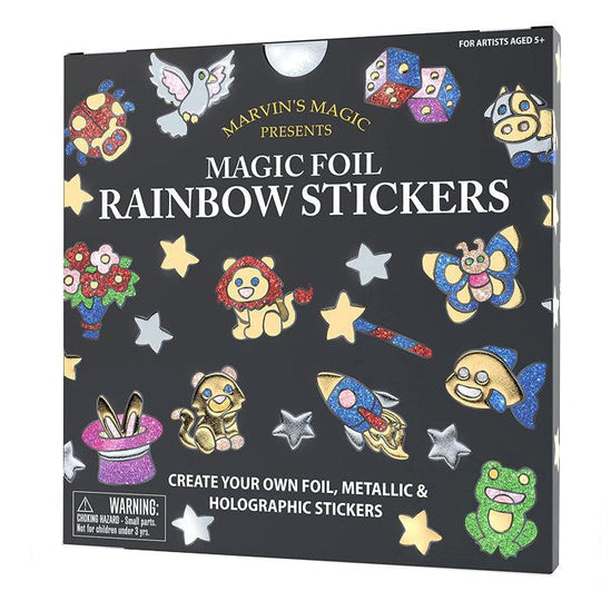 Marvins Magic Magic Foil Rainbow Stickers Set