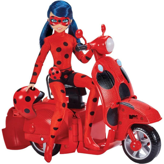 Miraculous Ladybug Switch N Go Scooter with Doll