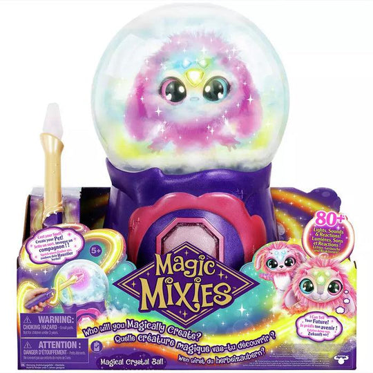 Moose Toys Magic Mixie Magical Misting Crystal Ball Pink Plush