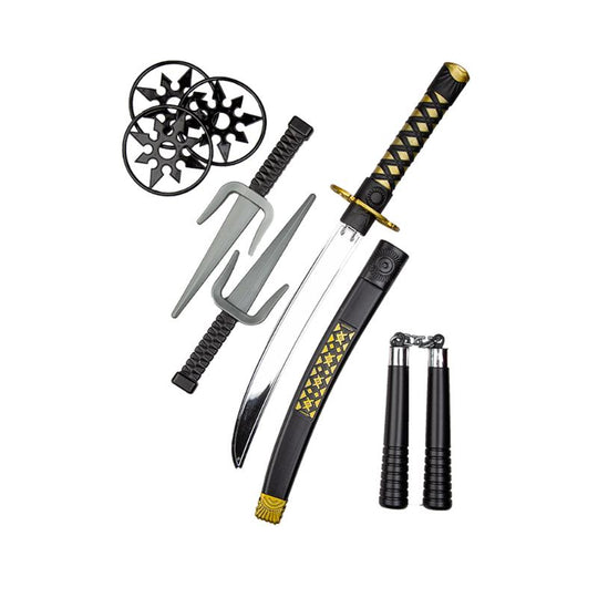 Ninja Weapon Set (8 Piece) - Wicked Costumes Child Fancy Dress Accessory
