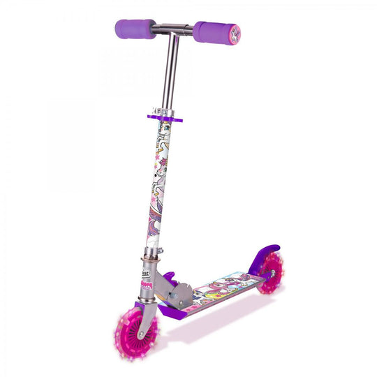 Ozbozz Unicorn Dreamland Scooter with Flashing Wheels