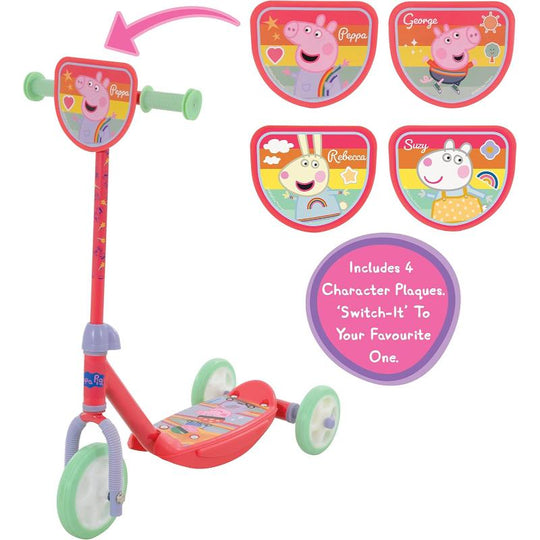 Peppa Pig Switch It Multi Character Tri-Scooter