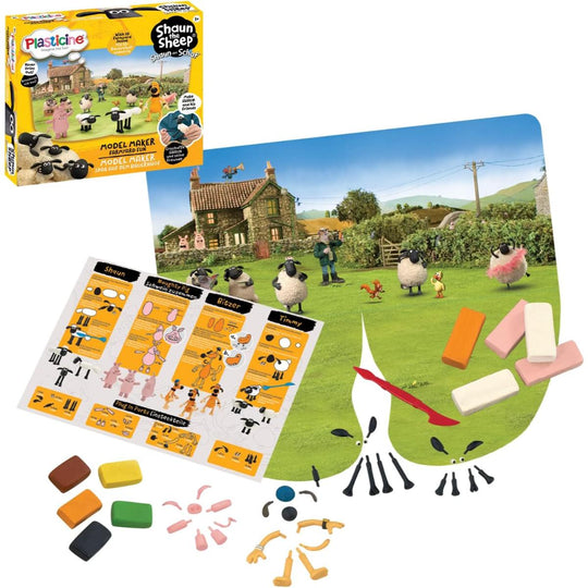 Plasticine Shaun The Sheep Model Maker Farmyard Fun
